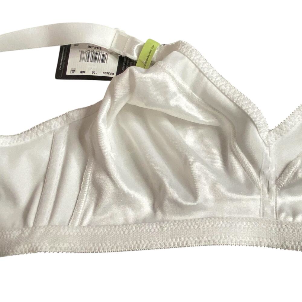 Bali DF3820 Bra Double Support Wirefree Full Coverage Size 40B White NWT 3820 - Picture 9 of 13